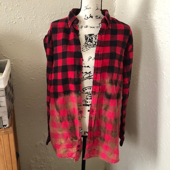 Urban Outfitters Other - Bleached Distressed Flannel